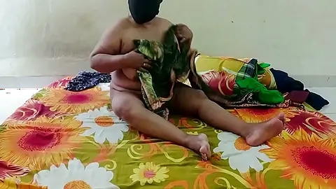 My desi bhabhi showing big boobs and Big ass on video call when she alone at home