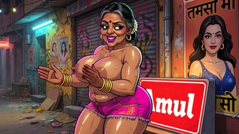 Curvy Big Tits Indian Animation