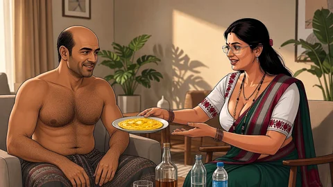 Sujatha Aunty Hits Balu Again While Husbend in House