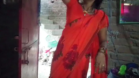 Bhabhi's ass fucked brother-in-law's cock standing up in doggy style Hindi audio
