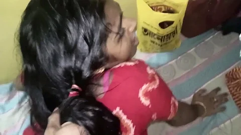 Desi Wife in Red Dress Gets Oiled Ass & Hard Doggy Fuck - Homemade