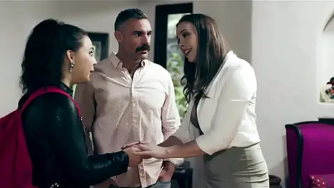 OMG! Cheating Husband Fucks Wife & Mistress In One Night Without Getting Caught - On