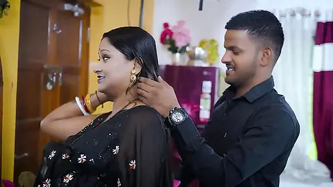 Desi Indian StarSudipa Bhabhi Seduces her Devar when her husband not at home (Hindi Audio)