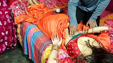 Cute Saree Bhabhi Gets Naughty With Her Devar For Rough Hard Anal Sex After Ice Massage