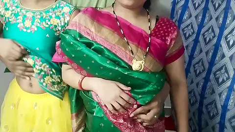 Indian Threesome with Two Sexy Girls Full Hardcore Desi XXX.