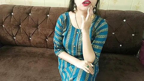 Step brother romance flirt with hot step sister and Real Orgasm During Hard Fucking in Hindi