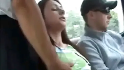 Stunning Big Boobs teen Groped on the Bus!