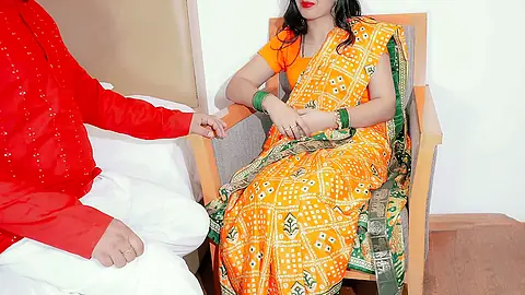 Hot and horny and unsatisfied wife with small dick husband with Hindi audio